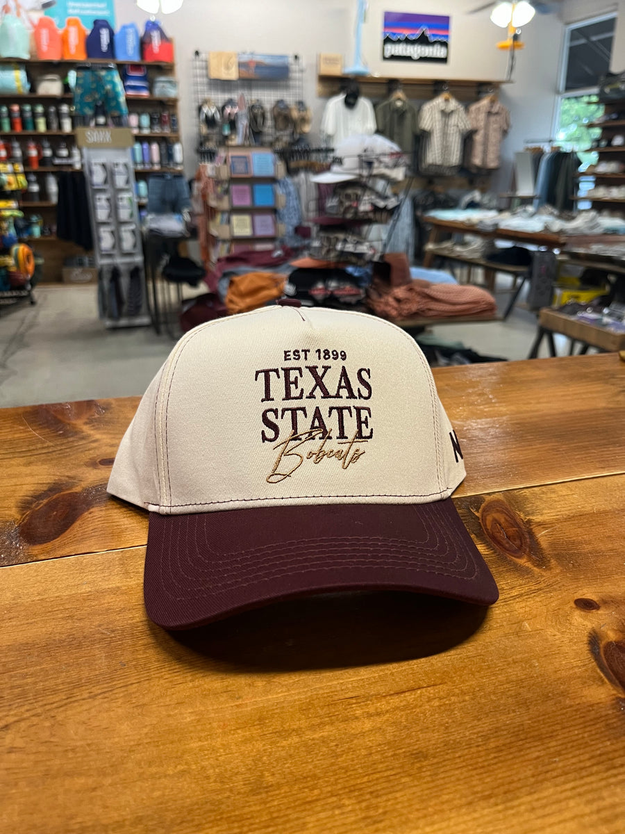 Texas State Vintage Bobcats Hat – Hays Co. Outfitters display picture 3