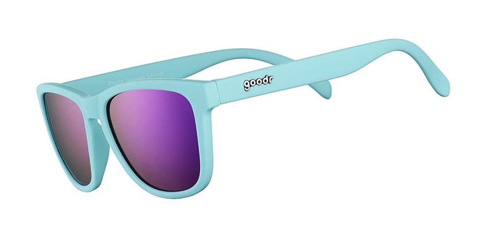 ogs goggles Goodr OG Sunglasses, Electric Dinotopia Carnival