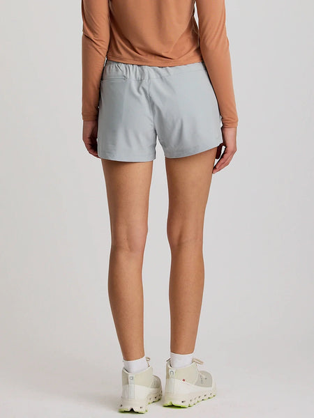 W Pull-On Breeze Short- Aspen Grey