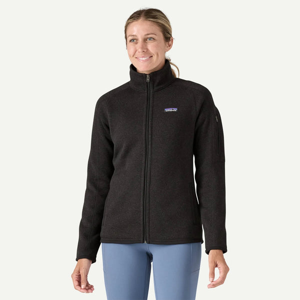 W Better Sweater Fleece Jacket- Black