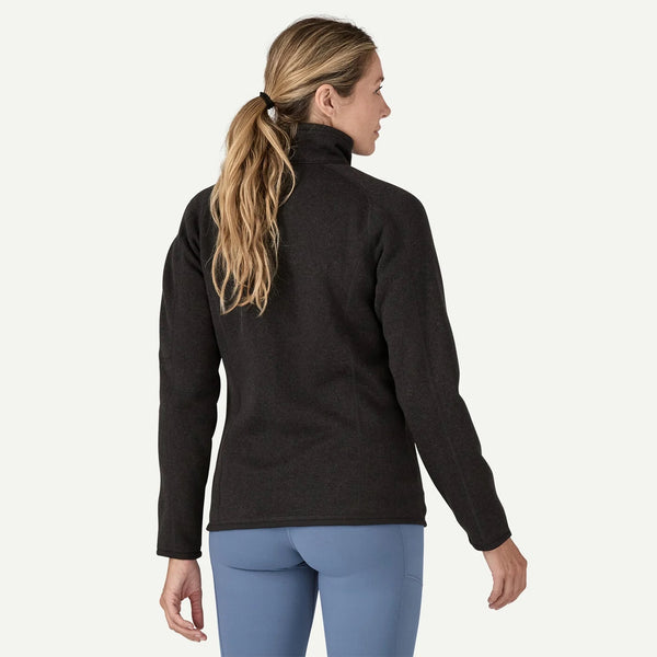 W Better Sweater Fleece Jacket- Black