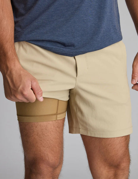 Khaki Shorts 7"