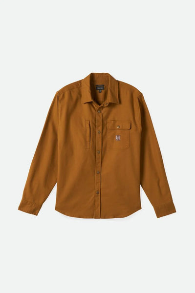Builders Stretch L/S Overshirt- Golden Brown