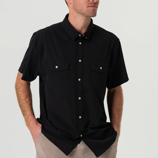 Performance Western Shirt- Black