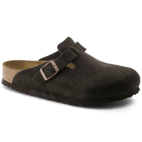 Boston Soft Footbed Mocha Suede