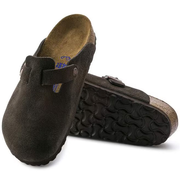 Boston Soft Footbed Mocha Suede