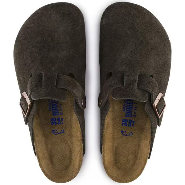 Boston Soft Footbed Mocha Suede