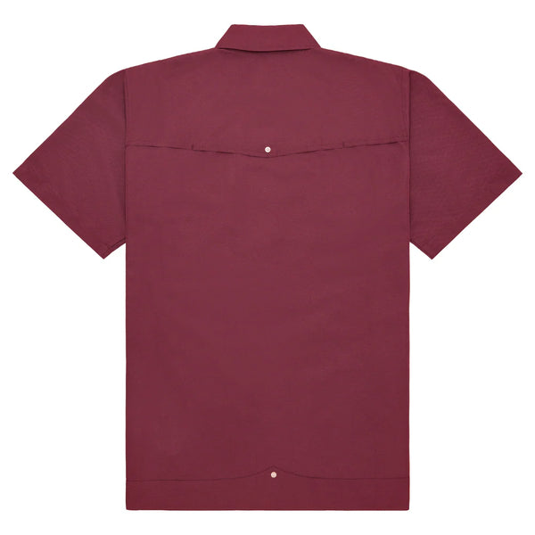 Guayabera Libre- Solid Maroon