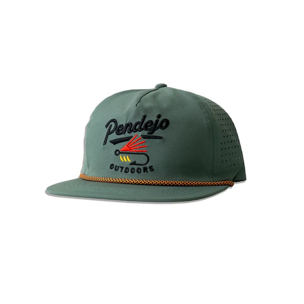 Fly Design Hat- Hunter Green
