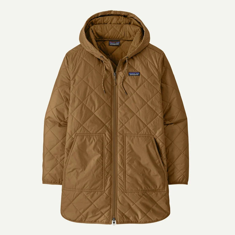 W Diamond Quilted Parka