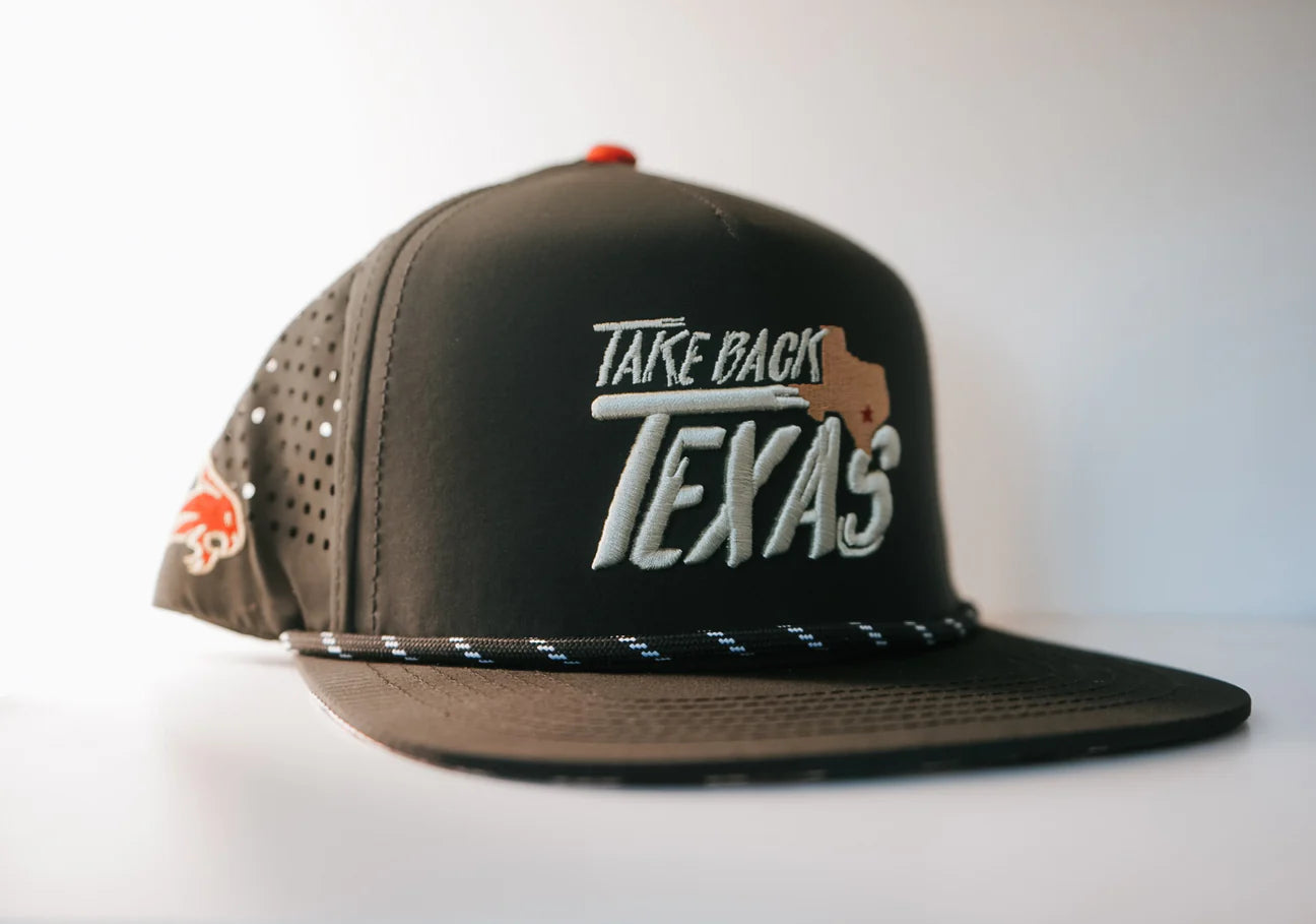 TXST Black Structured Take Back Texas