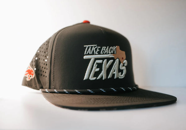 TXST Black Structured Take Back Texas