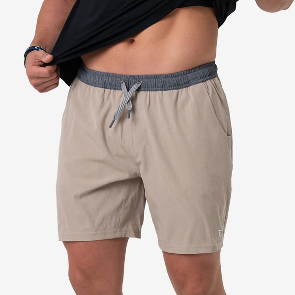 Athletic Shorts 5.5"- Heather Khaki