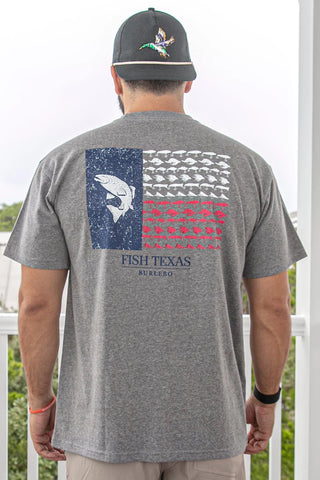 Burlebo- Fish Texas T-Shirt- Back