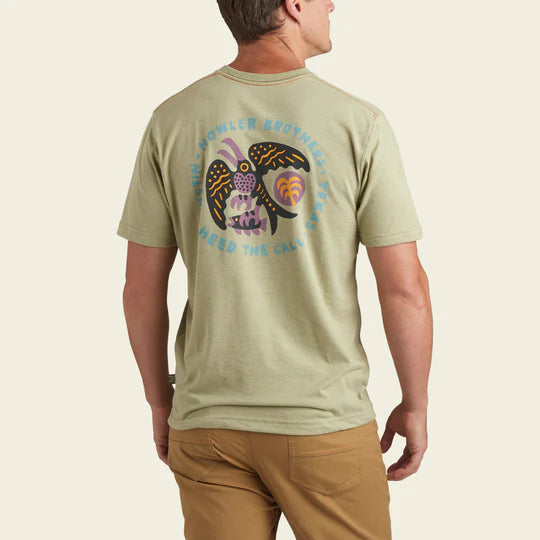 Frigate Badge Pocket T-Shirt- Pistachio