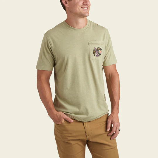 Frigate Badge Pocket T-Shirt- Pistachio