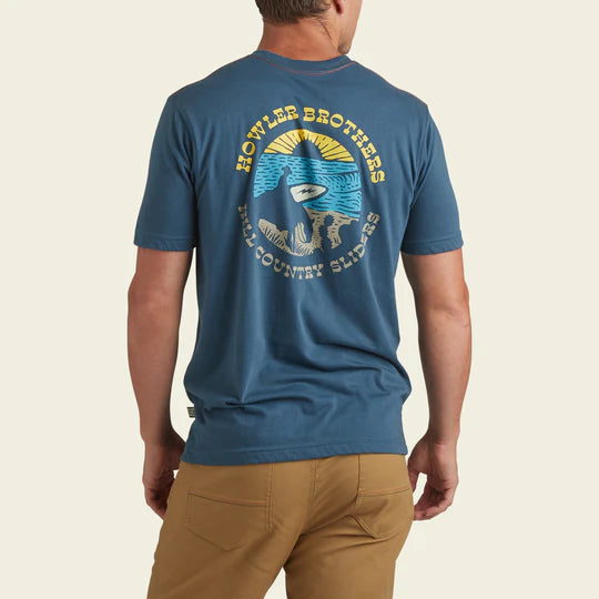 Hill Country Sliders Pocket T-Shirt- Key Largo