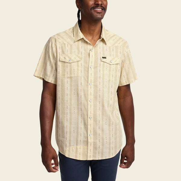 H Bar B Snapshirt- Prairie Garland: Dust