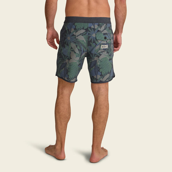 Bruja Boardshort- Tropical Dimension: Antique Black