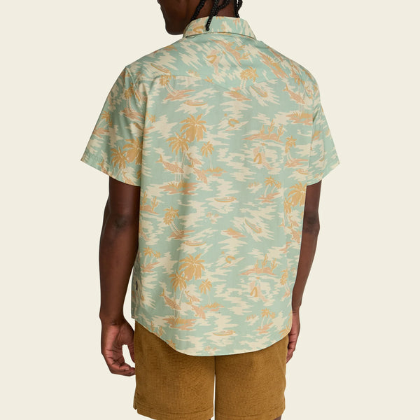 H Bar B Snapshirt- Dreamland: Seafoam