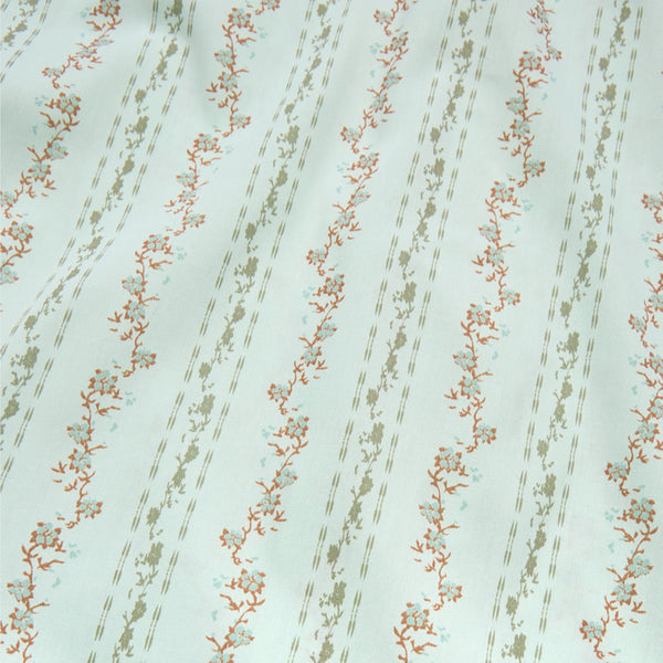 H Bar B Snapshirt- Hibiscus Ribbions: Mint