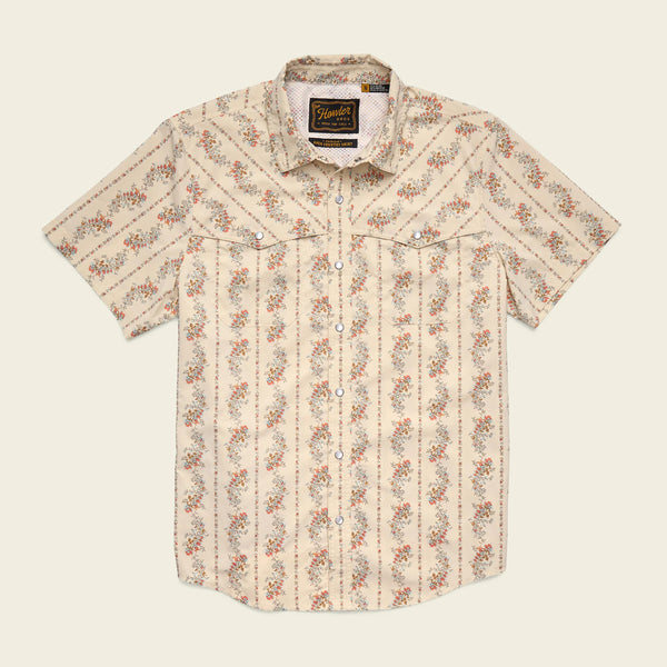 Open Country Tech Shirt- Grampa's Curtains: Natural