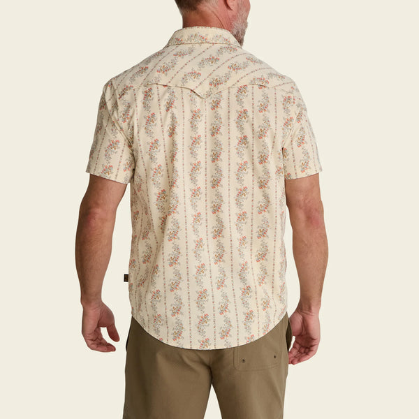 Open Country Tech Shirt- Grampa's Curtains: Natural