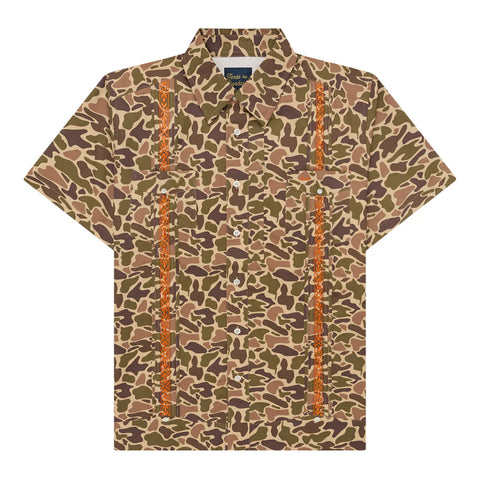 Guayabera Libre- Tejas Camo