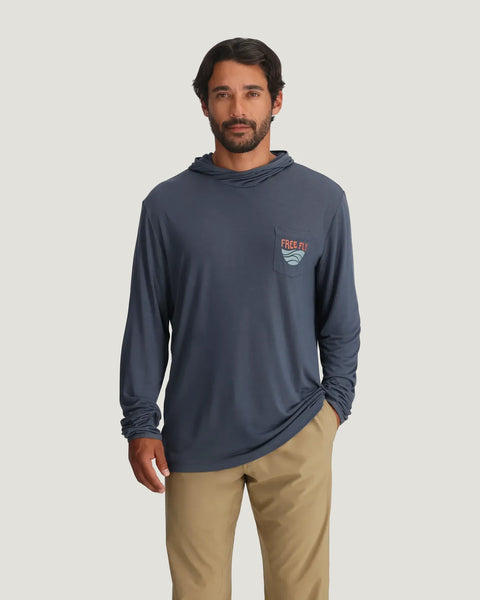 M Bamboo Lightweight Graphic Hoodie