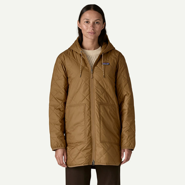 W Diamond Quilted Parka