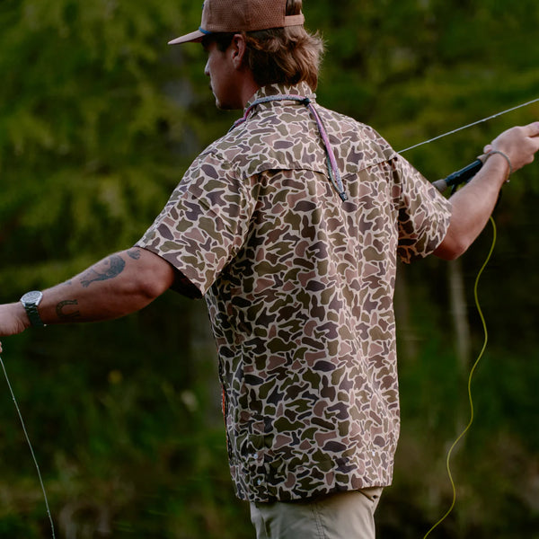 Guayabera Libre- Tejas Camo