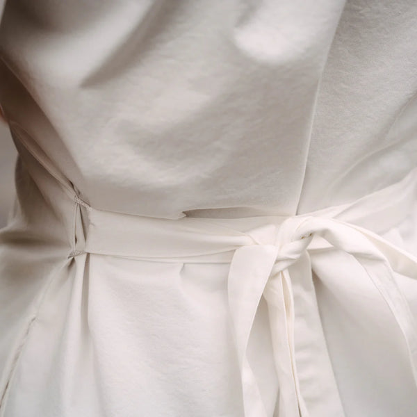 Tejas Guayabera Dress- Burnt Orange