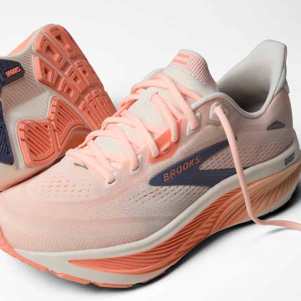 W Ghost 18- White/Cyber Peach/Grey
