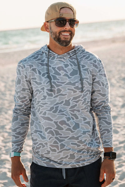 Performance Hoodie- White Camo