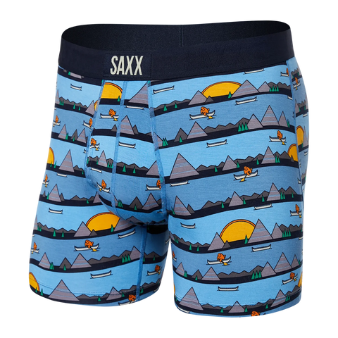 Ultra Boxer Brief - Lazy River- Blue
