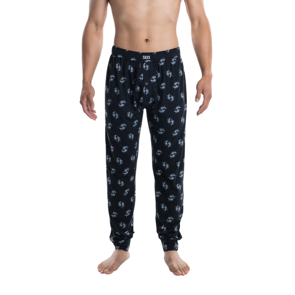 DropTemp Cooling Sleep Pants- Angler Wrangler: Black