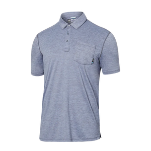 DropTemp All Day Cooling Polo- Shark Heather