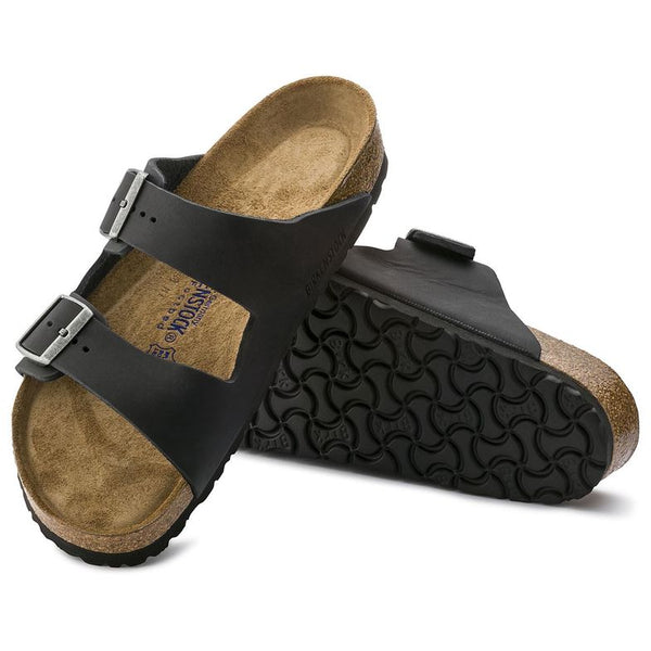 Arizona Soft Footbed Oiled Leather - Black