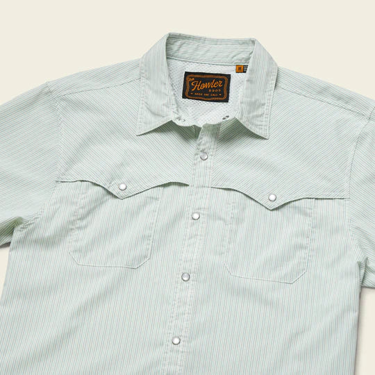 Open Country Tech Shirt- Pecos Stripe: Dove