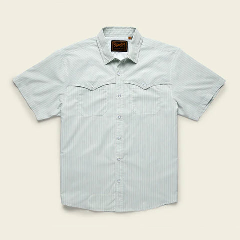 Open Country Tech Shirt- Pecos Stripe: Dove