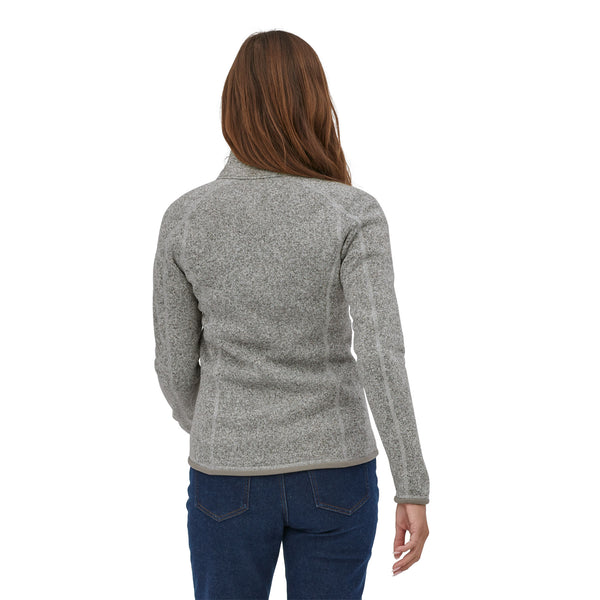 W Better Sweater Fleece Jacket- Birch White