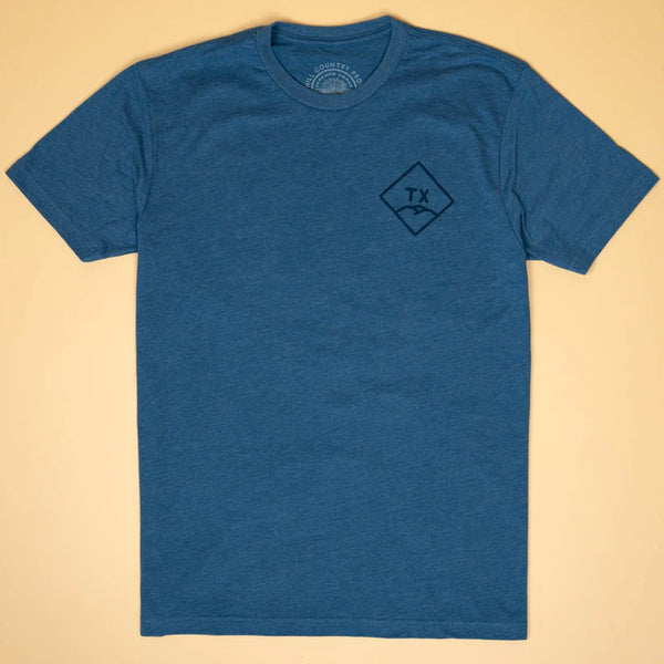 Hill Country Flag T-Shirt- Imperial Blue