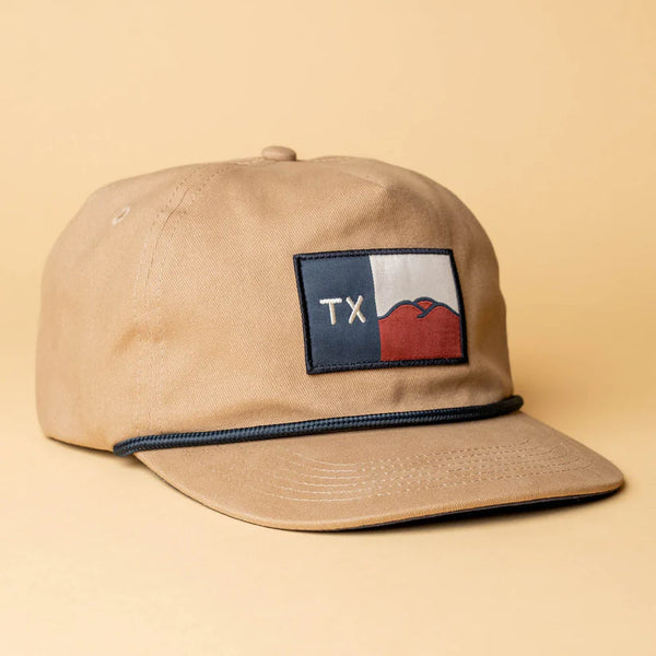 Hill Country Flag Snapback - Stone