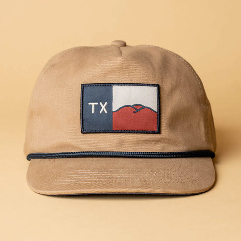 Hill Country Flag Snapback - Stone