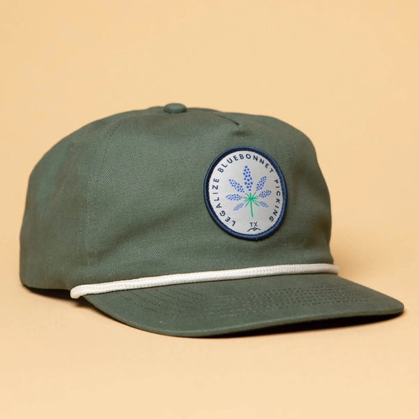 Legalize Bluebonnet Picking Hat- Fern